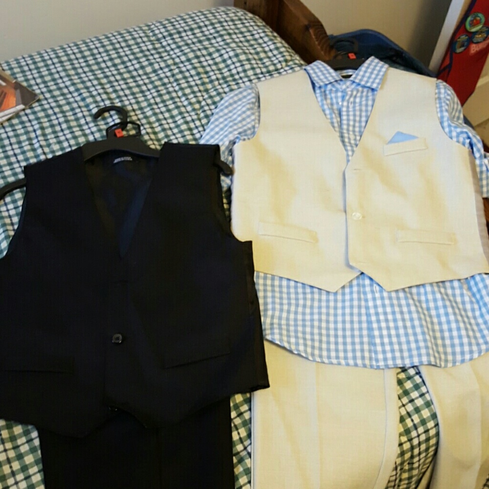 2 sets of boys Church outfits
